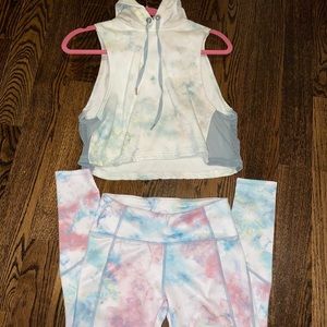MATCHING workout set.